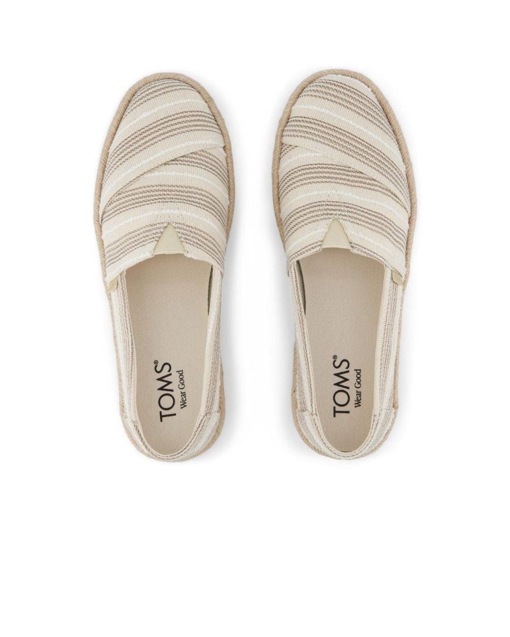 TOMS White Alpargata Rope 2.0 Slip On Shoes