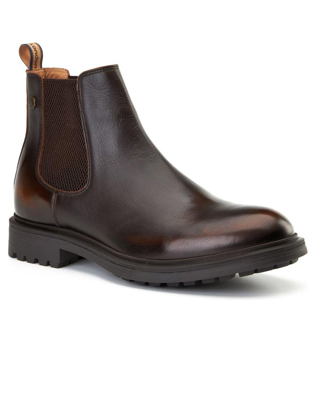 Base London Brown Roebuck Chelsea Boots for men