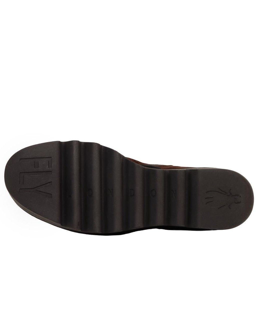 Fly London Brown Birr Wedge Heel Boots