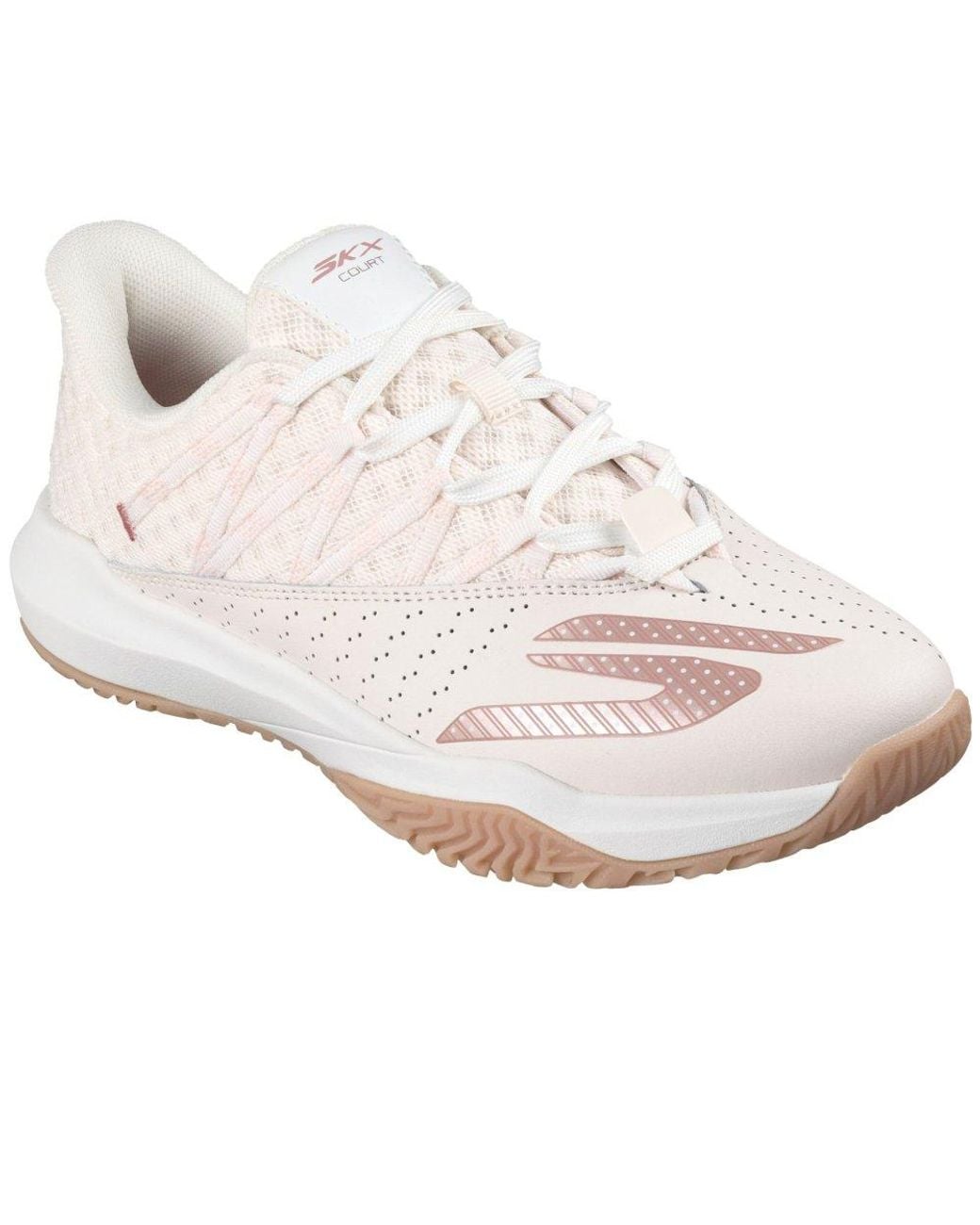 Skechers White Viper Court Rally Trainers