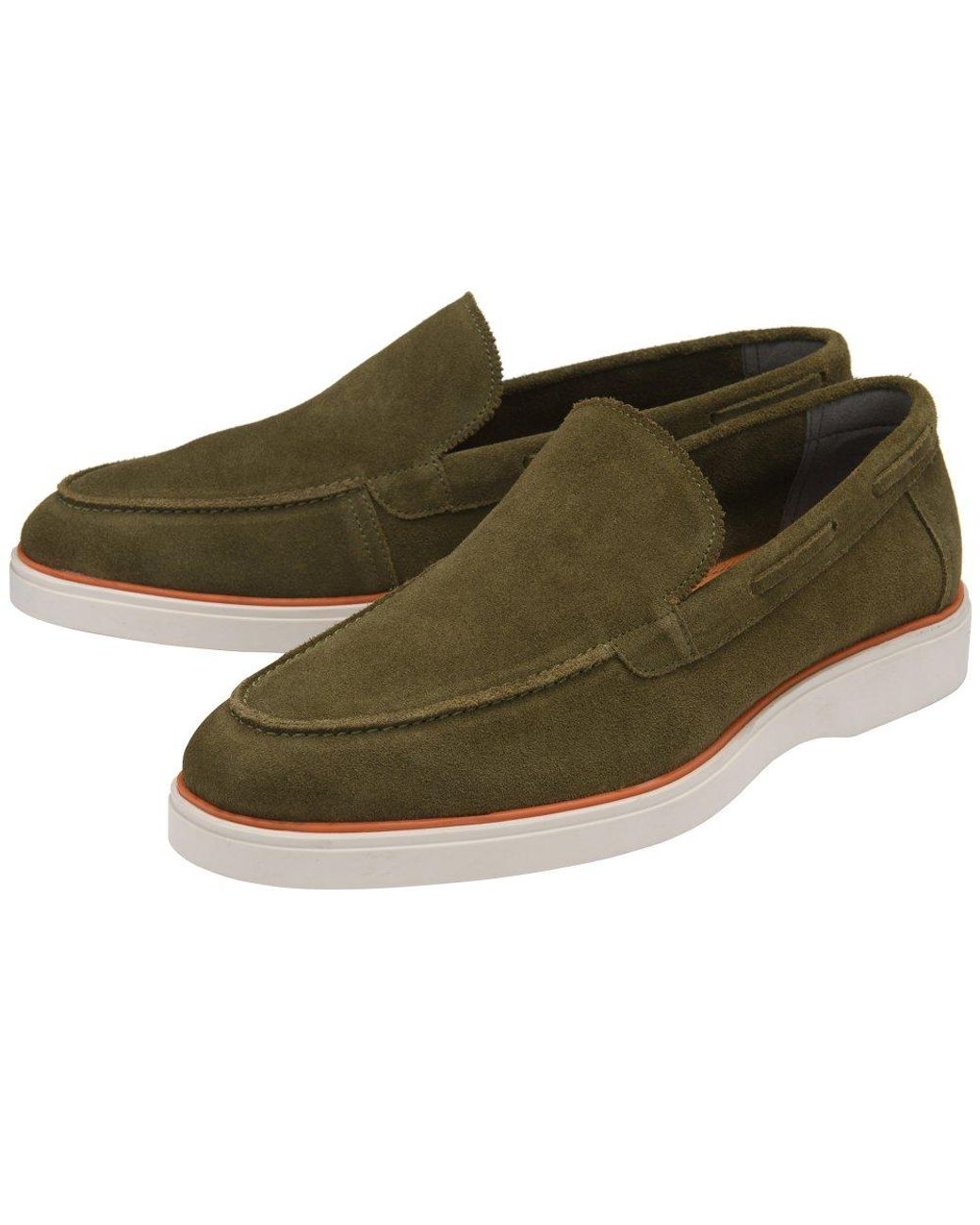 Frank Wright Green Simmons Ii Loafers for men
