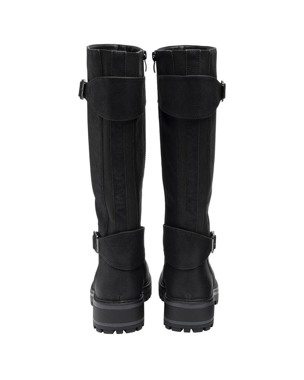 Lotus Black Sazerac Wide Fit Knee High Boots