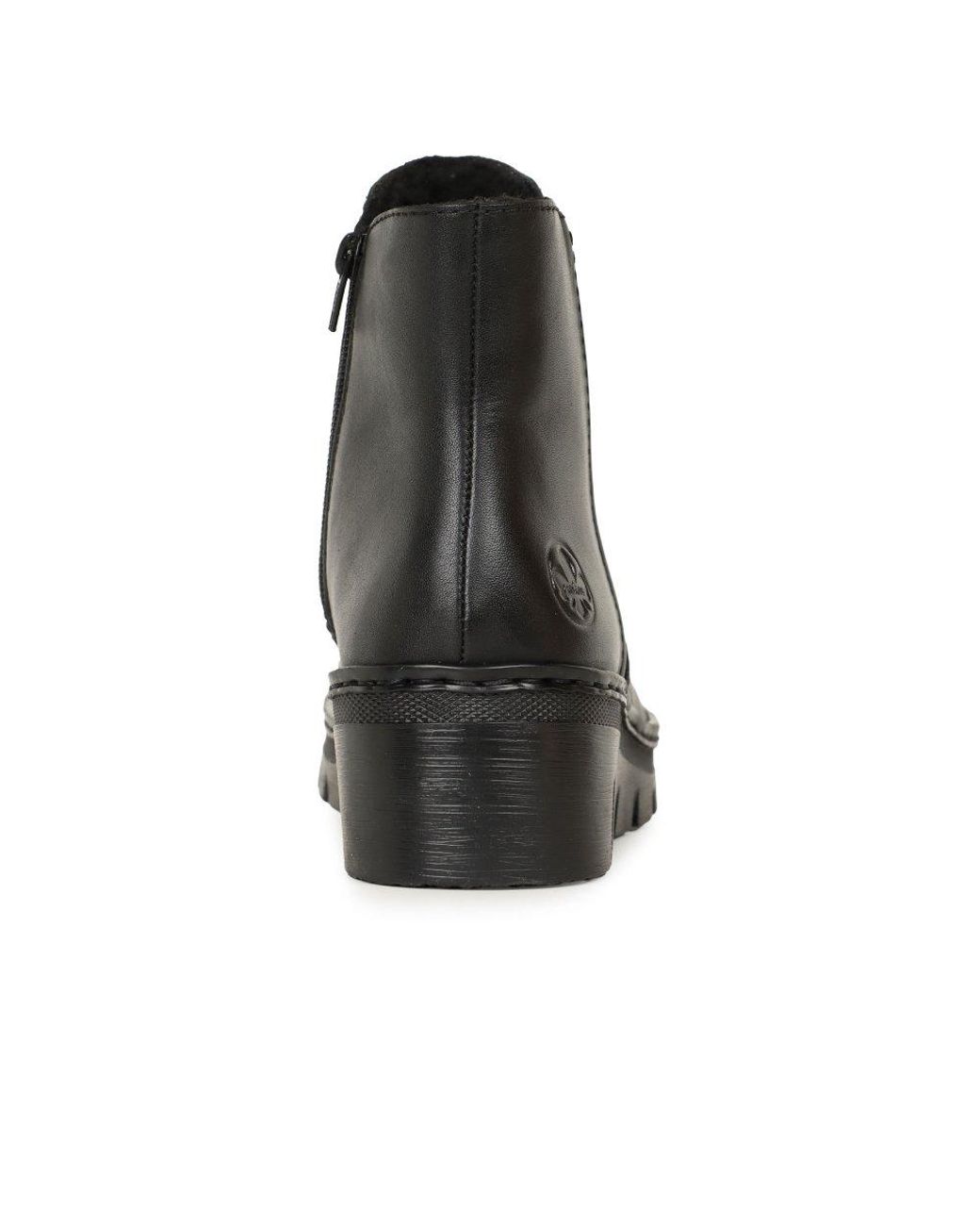 Rieker Black Capital Ankle Boots