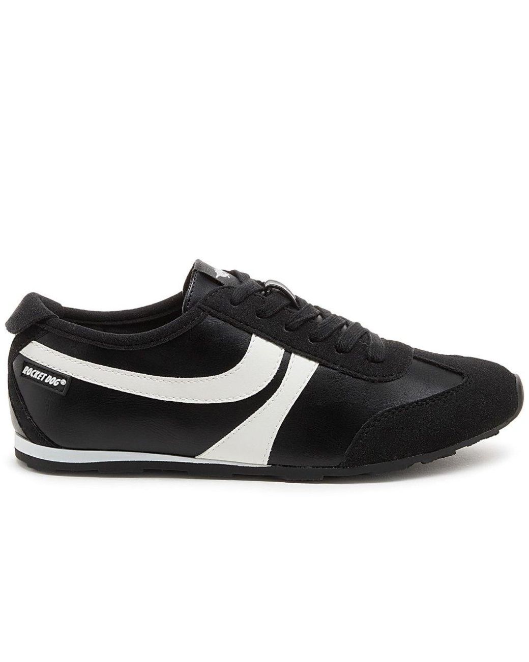 Rocket Dog Black Destin Pu Combo Trainers