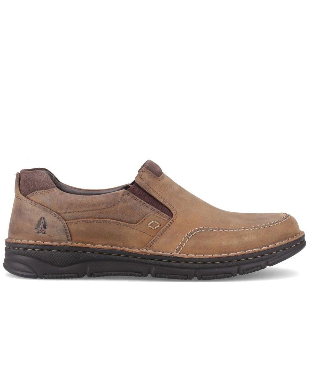 Hush Puppies Brown Franco Slip On Shoes for men