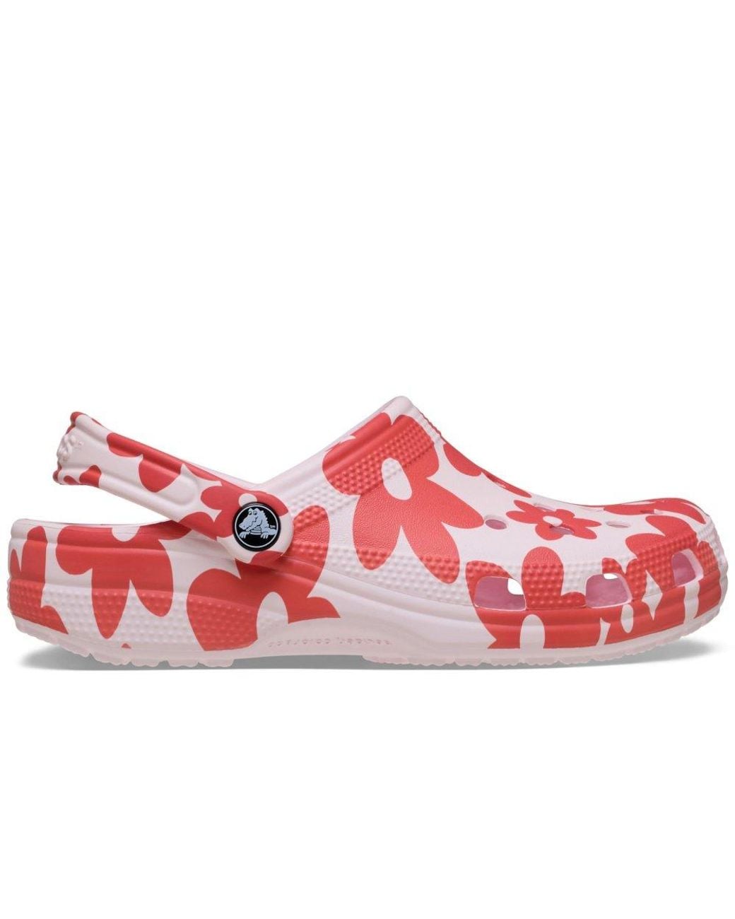 CROCSTM Red Classic Pop Petals Clogs