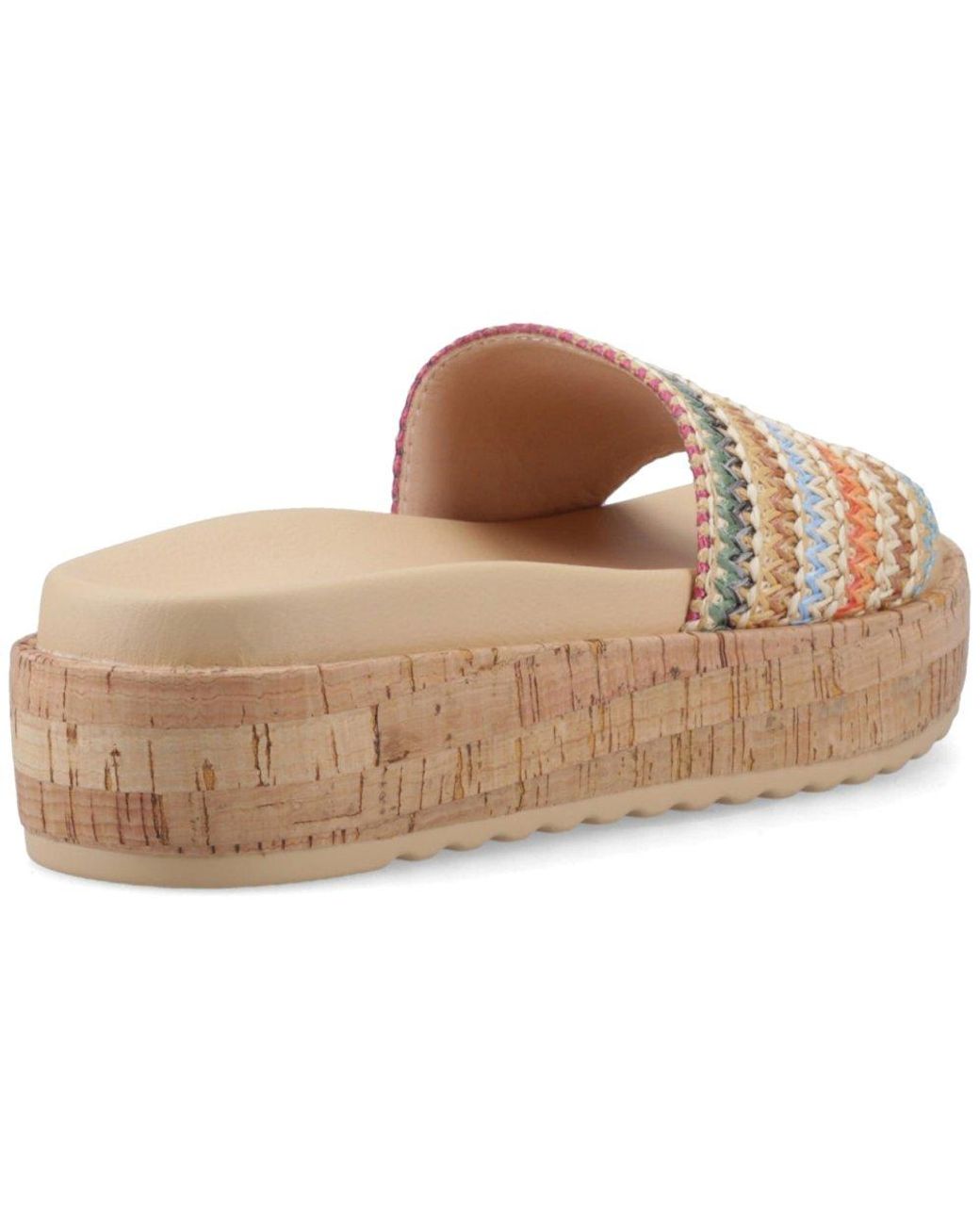 Rocket Dog Natural Faye Alti Raffia Sandals