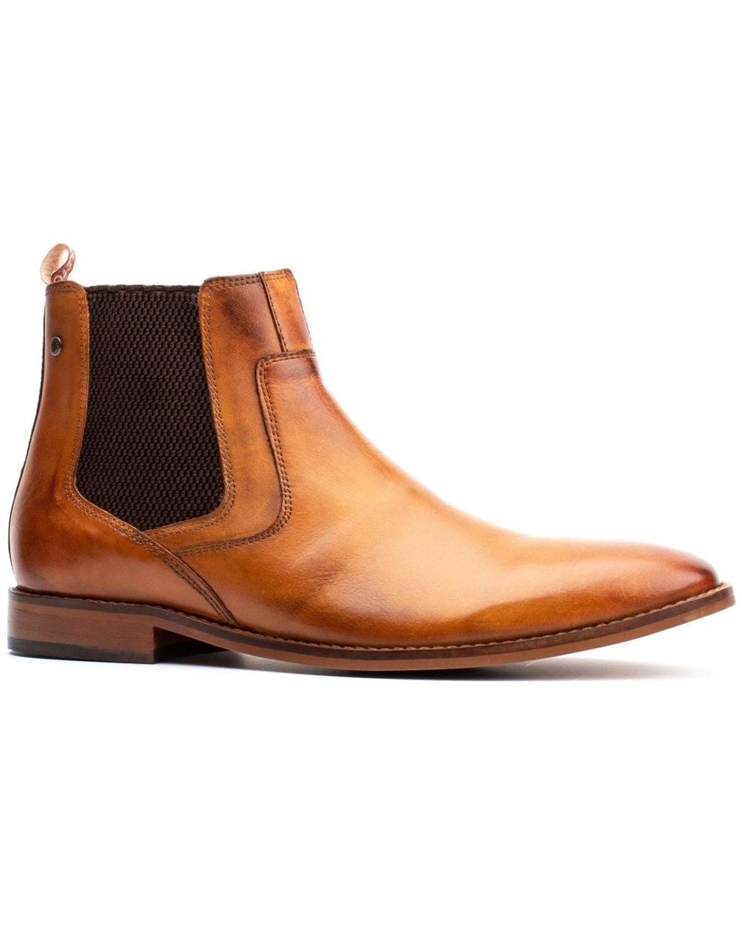 Base London Brown Scout Chelsea Boots for men