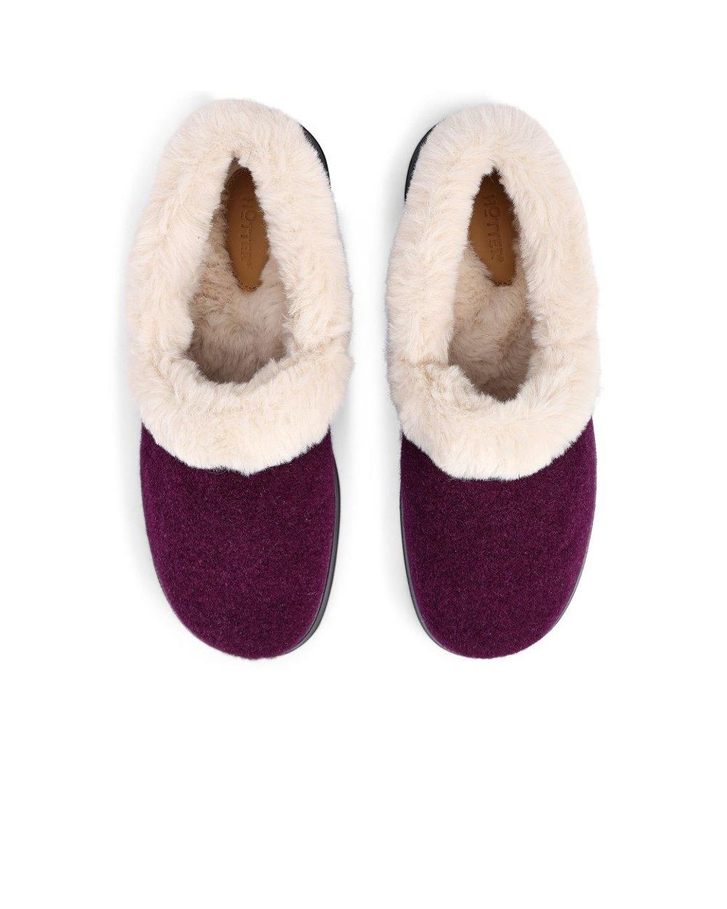 Hotter Purple Snug Ii Warmlined Slippers