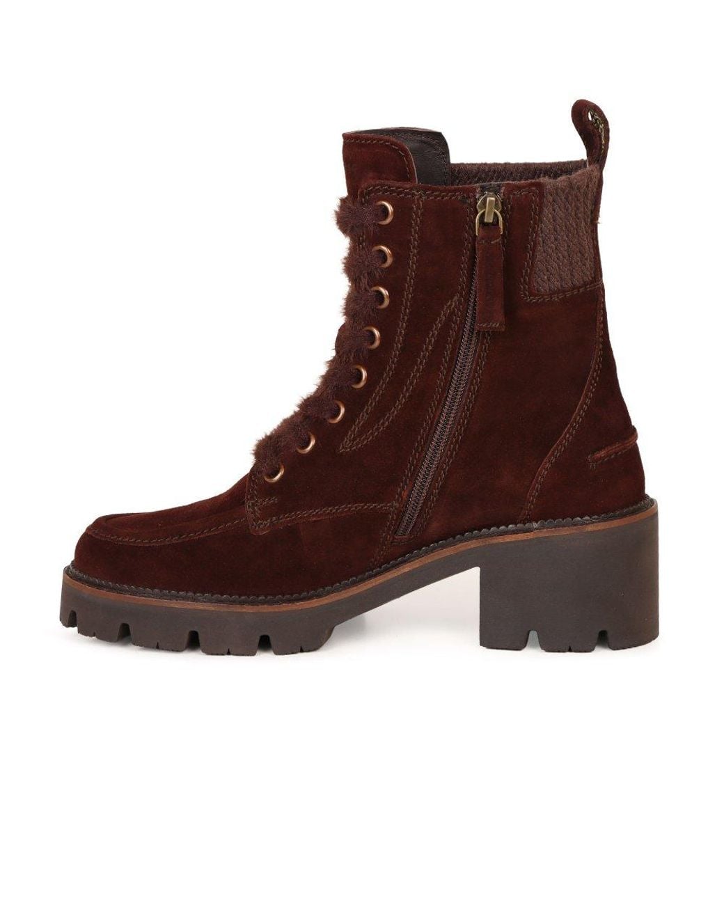 Salamander Brown Pirmasens Lace Ankle Boots