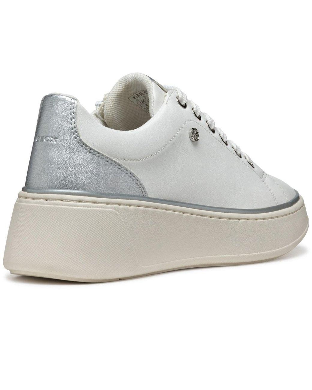 Geox White D Sunnetty Trainers
