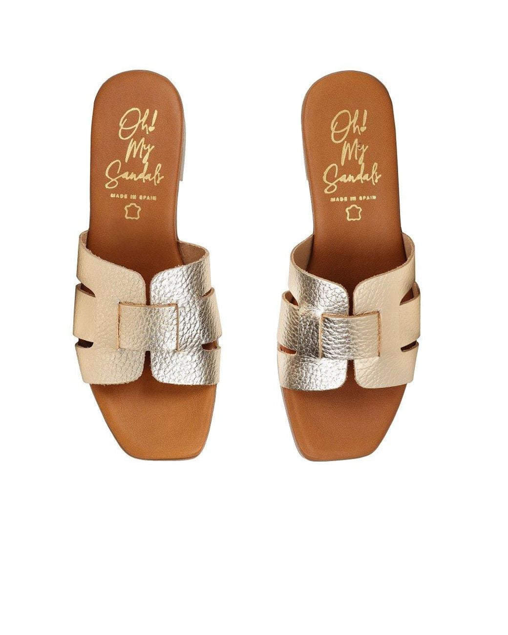 Oh My Sandals Brown Marbella Sandals
