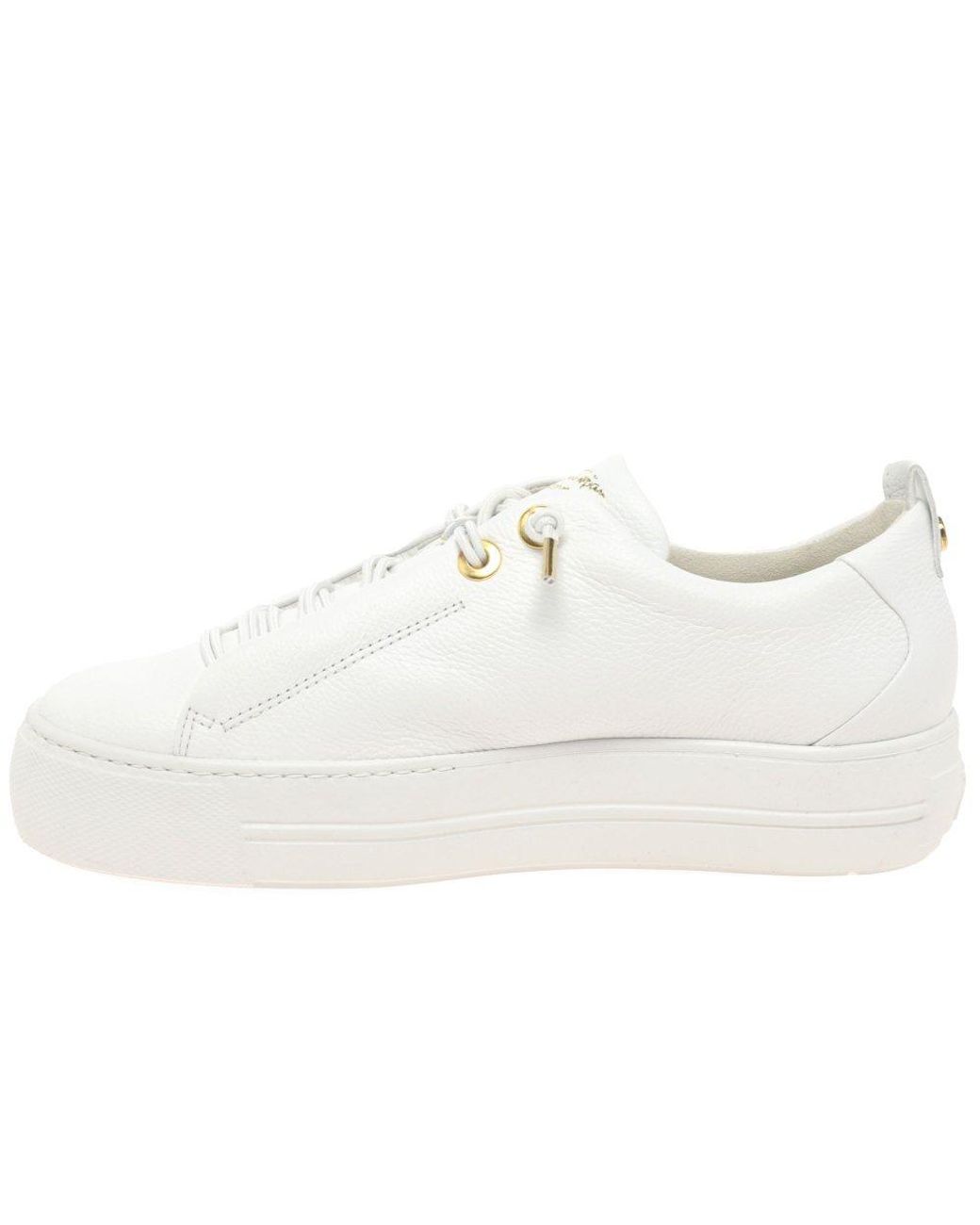 Paul Green White Emely Trainers