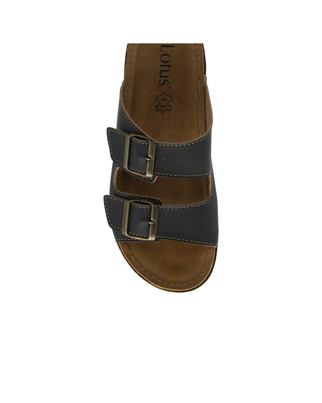 Lotus Brown Rome Mules