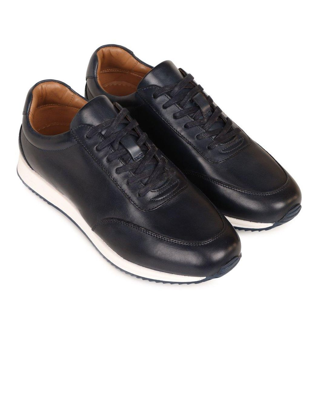 Jones Bootmaker Blue Southend Trainers for men