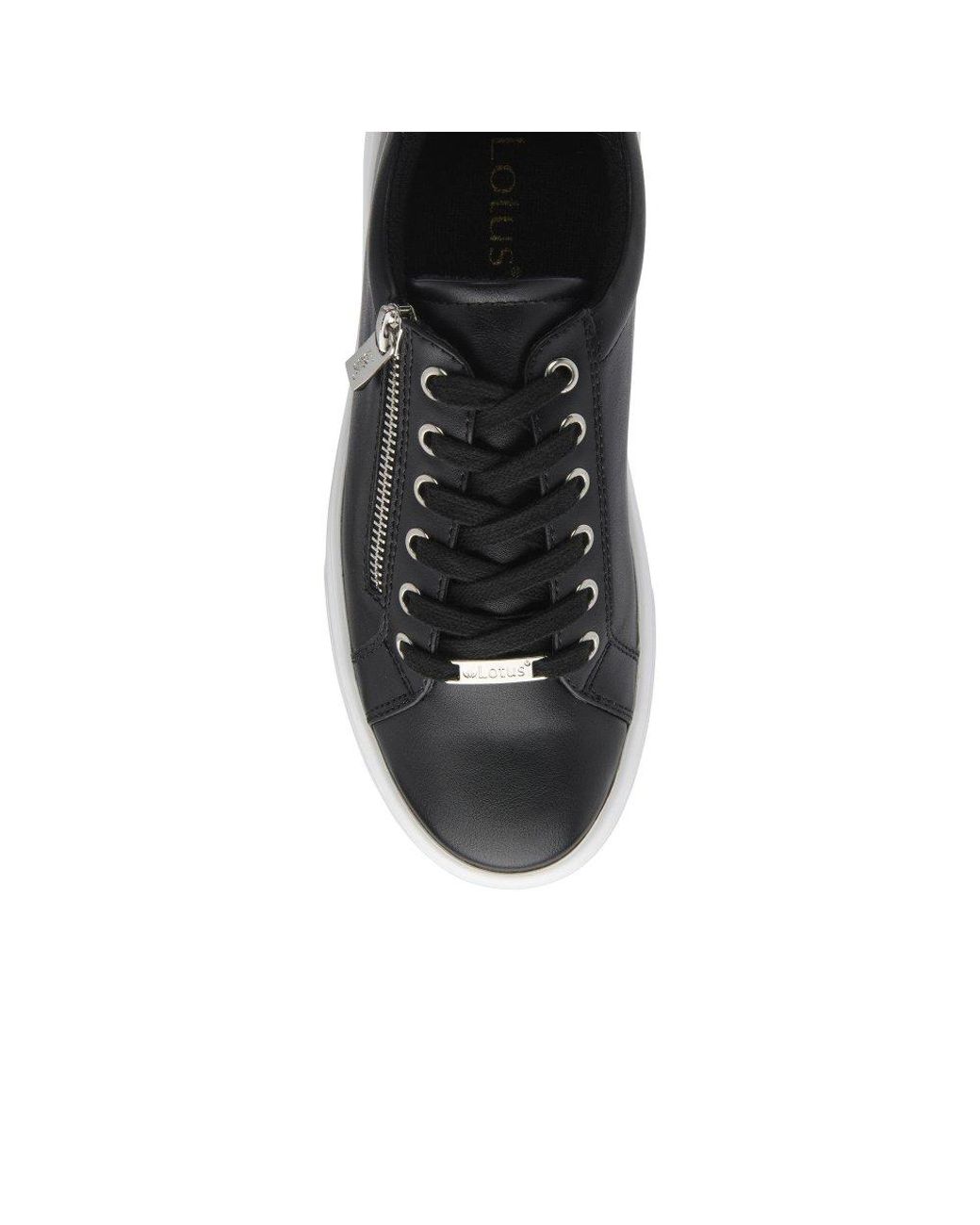 Lotus Black Alessia Trainers