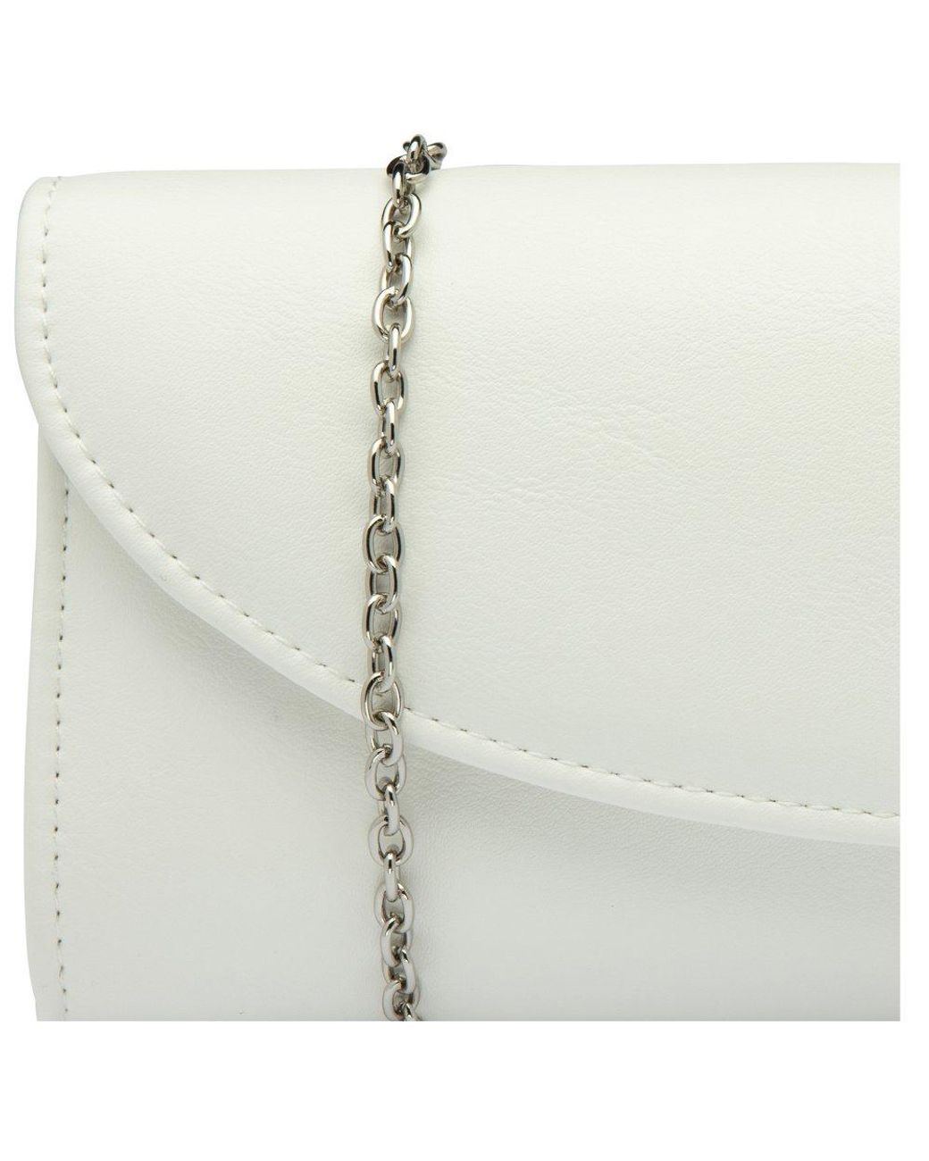 Lotus White Claire Clutch Bag