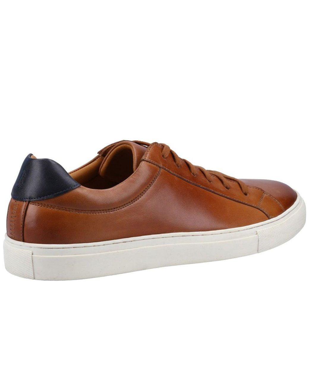 Hush Puppies Brown Colton Cupsole Trainers for men