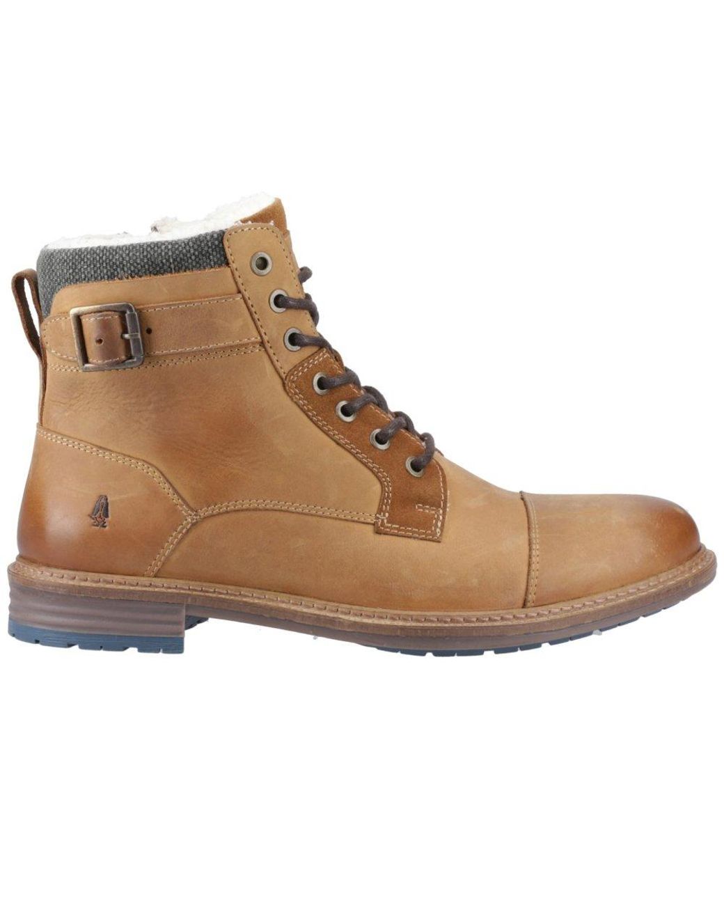 Hush Puppies Brown Jordan Buckle Boots for men