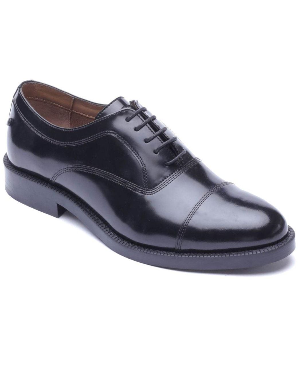 Base London Blue Roma Toe Cap Shoes for men