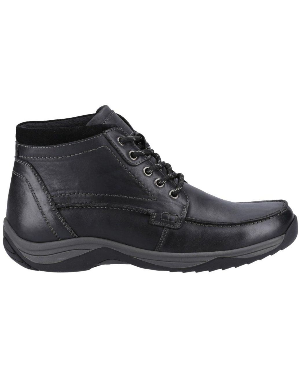 Hush Puppies Black Daryl Boots for men