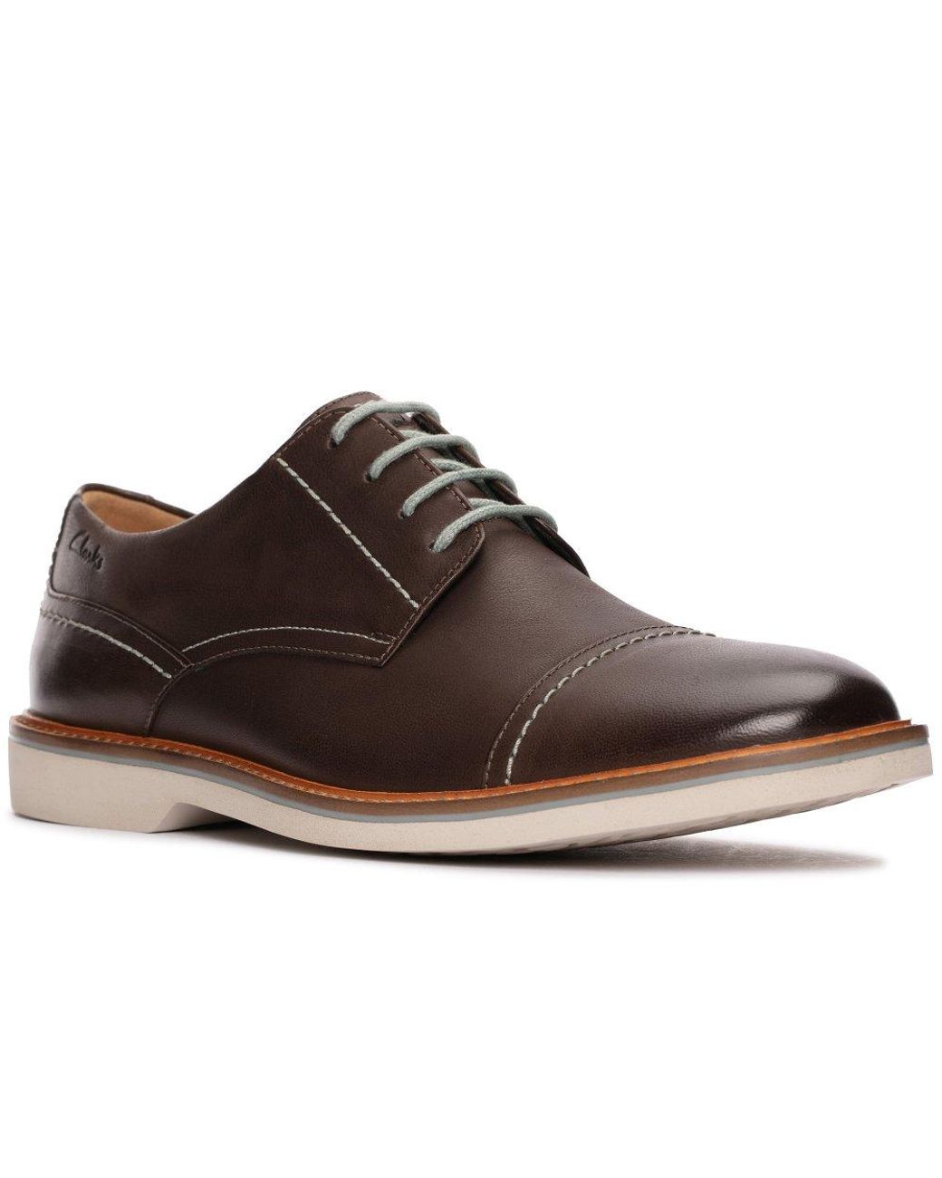 Clarks Atticus Lt Cap Lace Up Shoes in Brown for Men | Lyst Canada