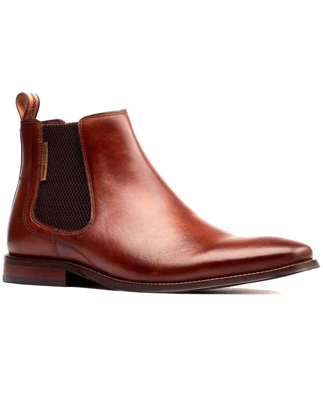 Base London Brown Sikes Chelsea Boots for men