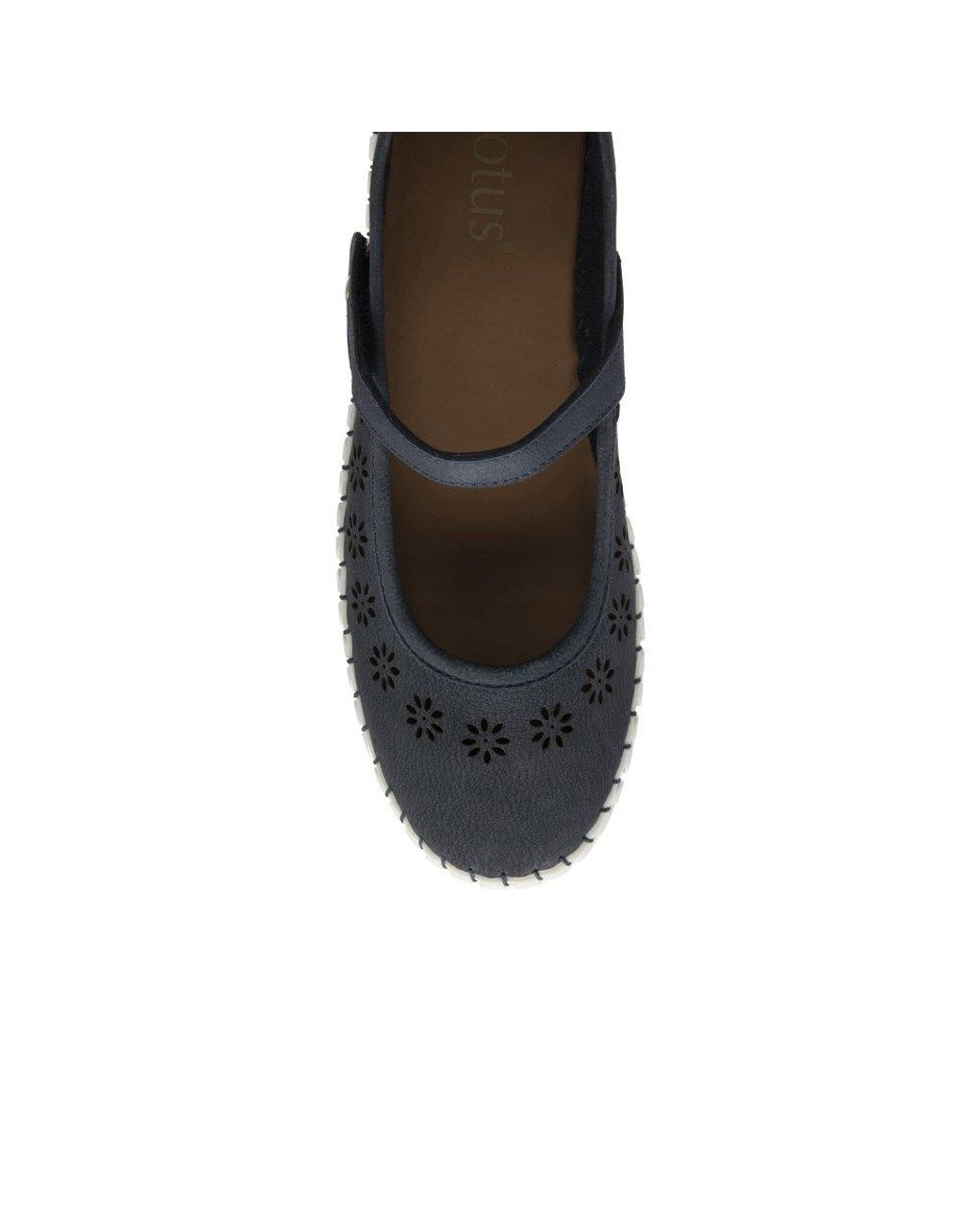 Lotus Blue Aurelia Mary Jane Pumps