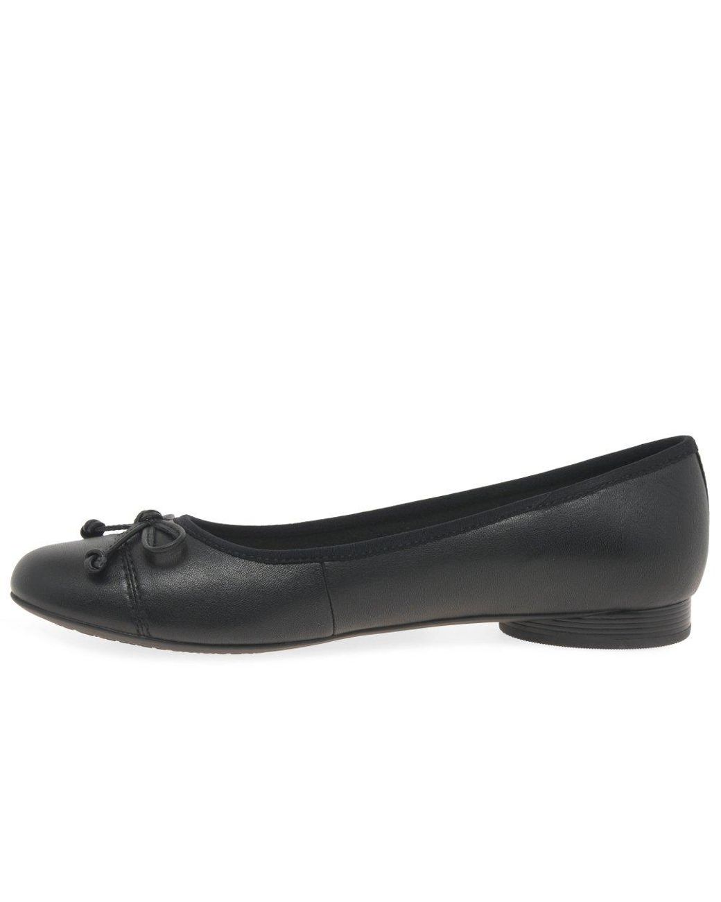 Clarks Blue Loreleigh Rae Ballet Pumps