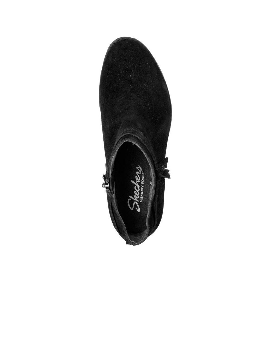 Skechers Black Texas Modern Western Ankle Boots