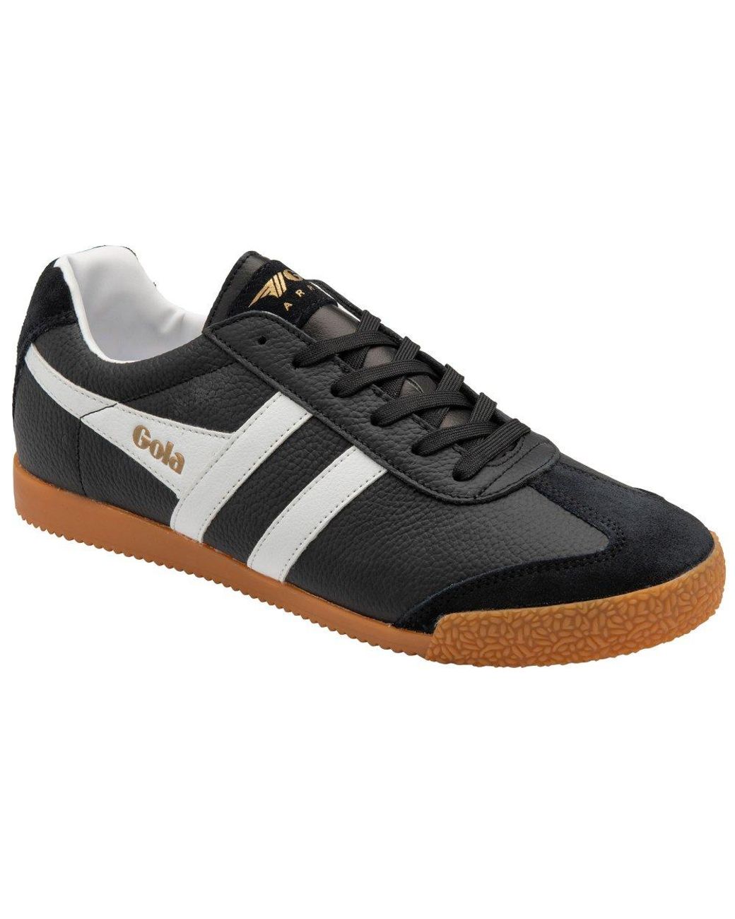 Gola Black Harrier Leather Trainers for men
