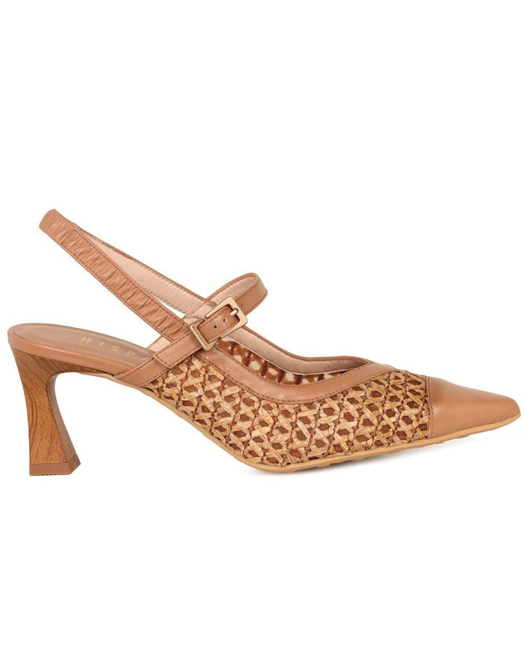 Hispanitas Brown Giorgia Open Court Shoes