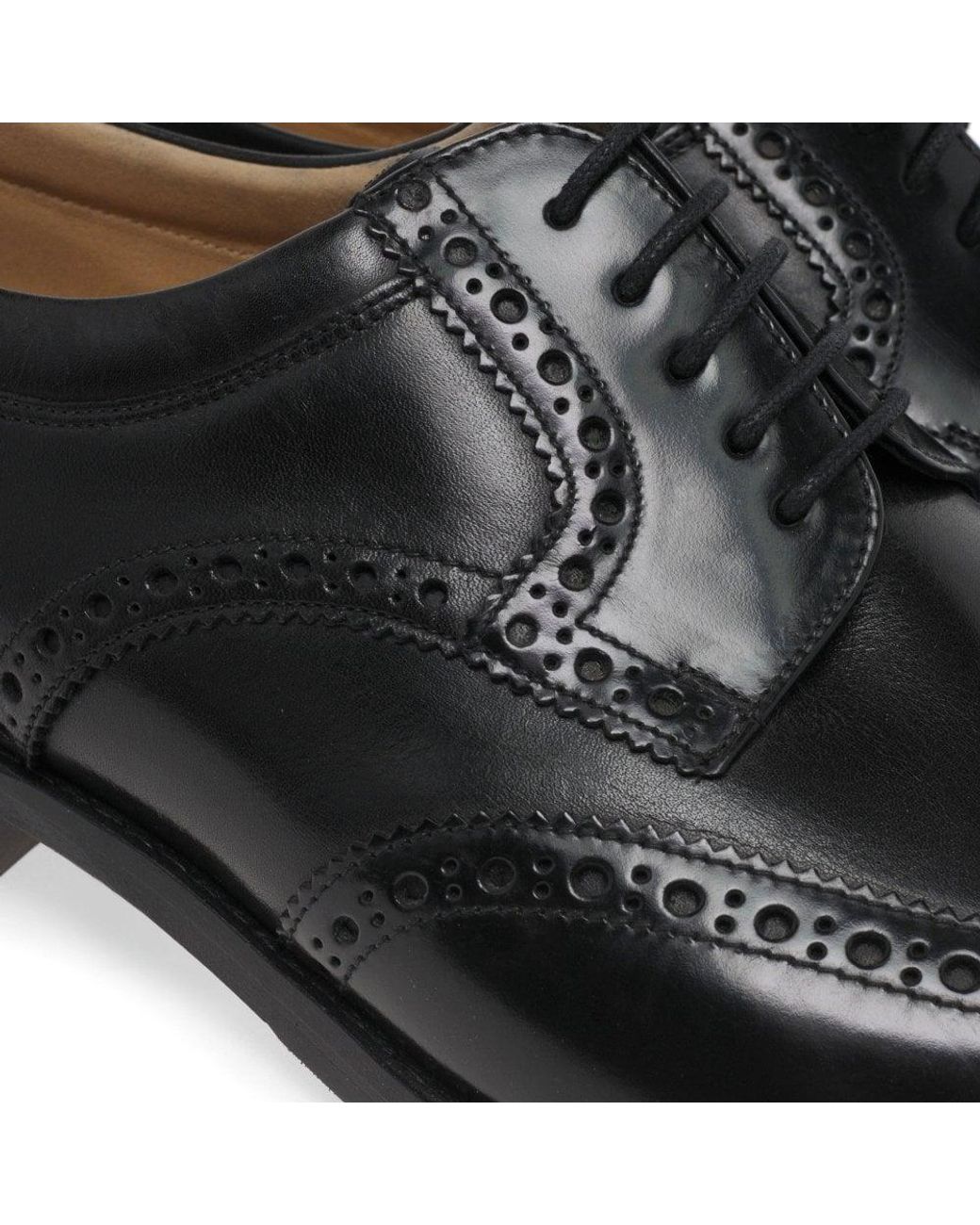 Loake Black Pangbourne Lace Up Formal Shoes for men