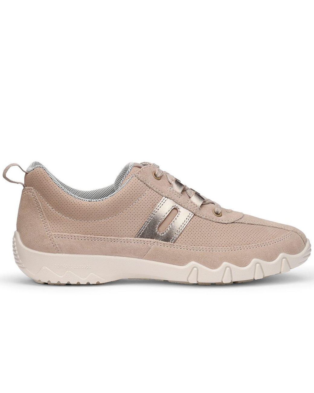 Hotter Gray Leanne Ii Extra Wide Trainers