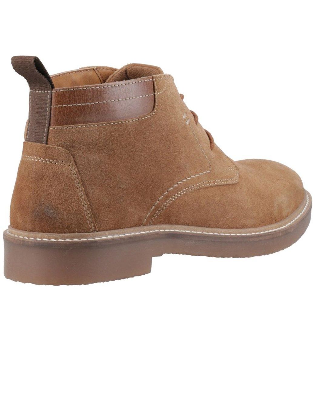 Hush Puppies Brown Gideon Chukka Boots for men