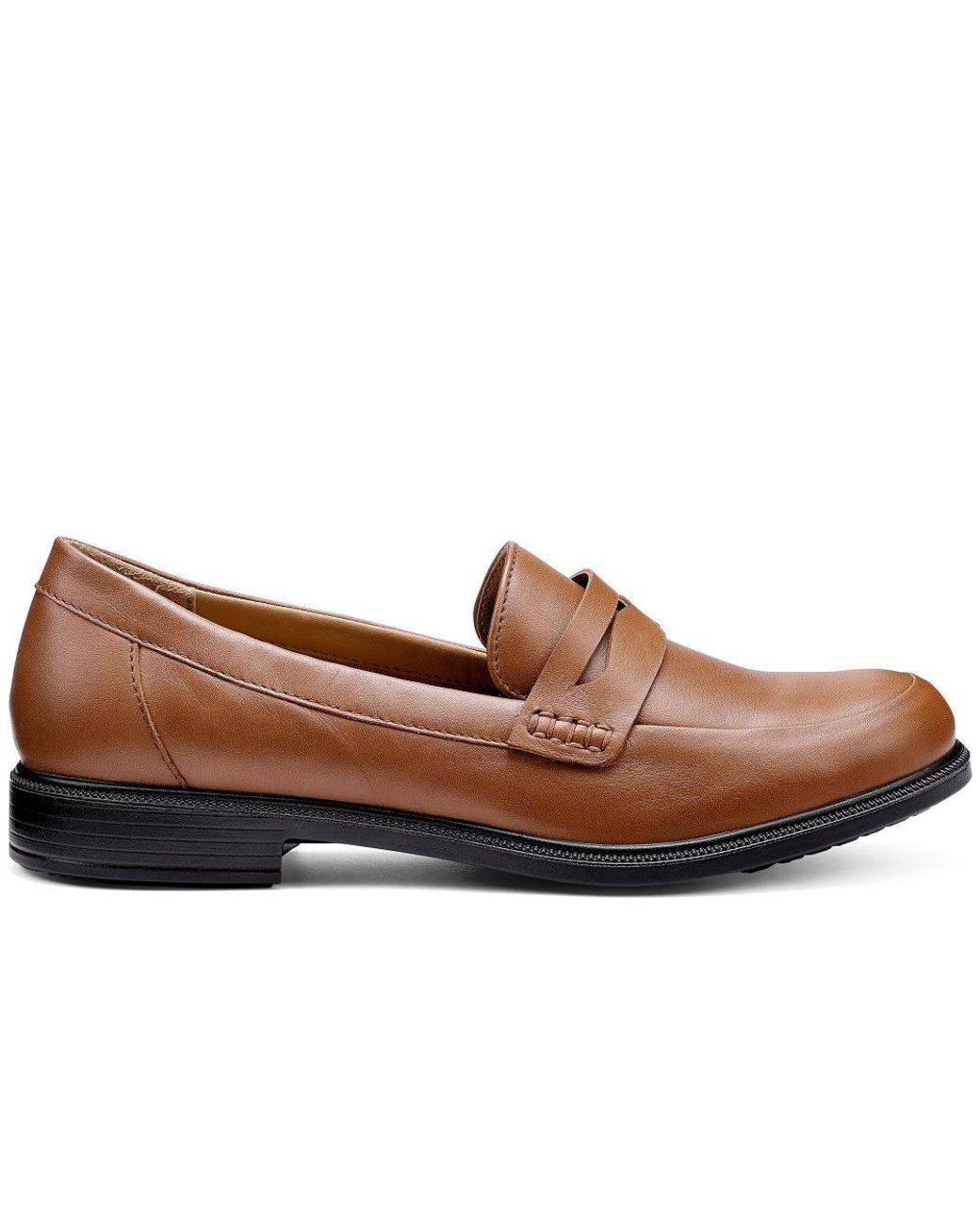 Hotter Brown Dorset Penny Style Loafers