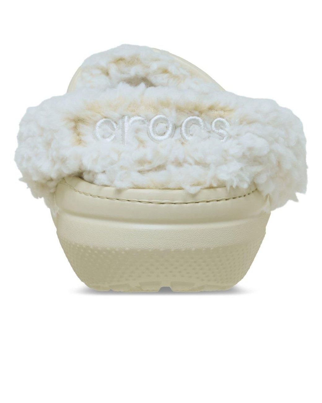 CROCSTM Natural Classic Fleece Lined Clogs