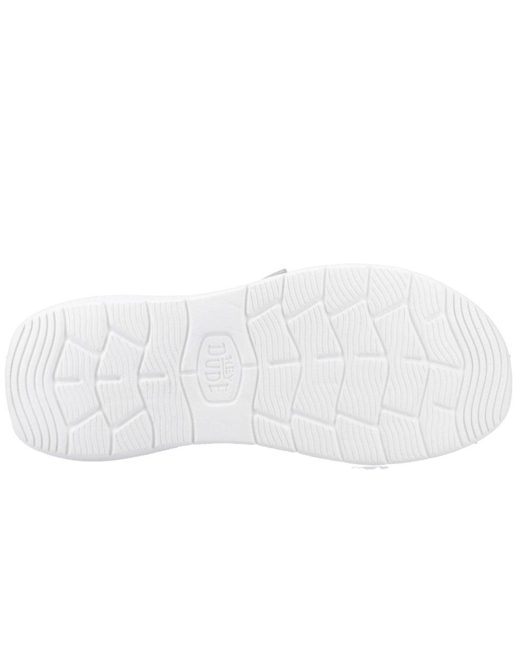 HeyDude White Wendy Comf Shoes