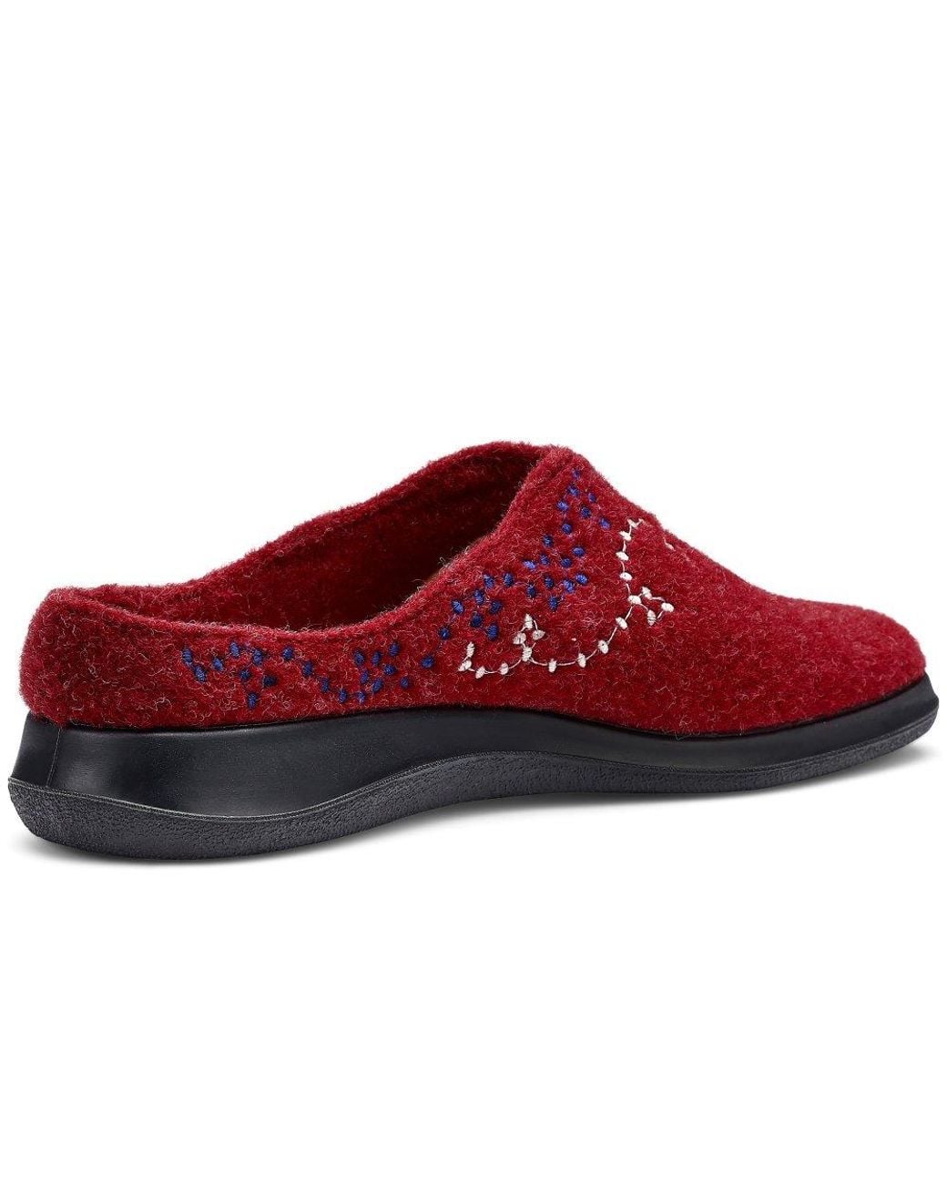 Hotter Red Cuddle Slippers