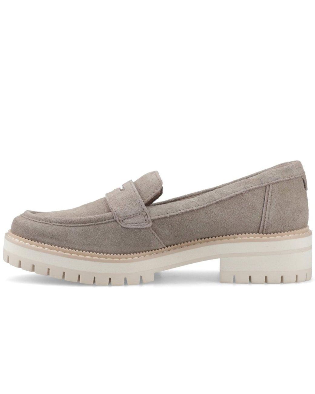 TOMS Gray Cara Loafers