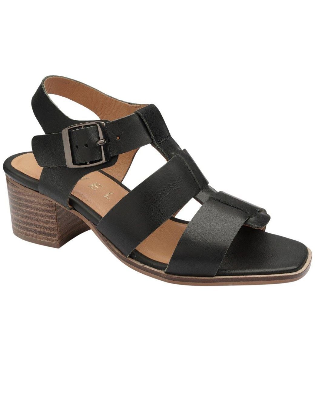 Ravel Black Togston Heeled Sandals