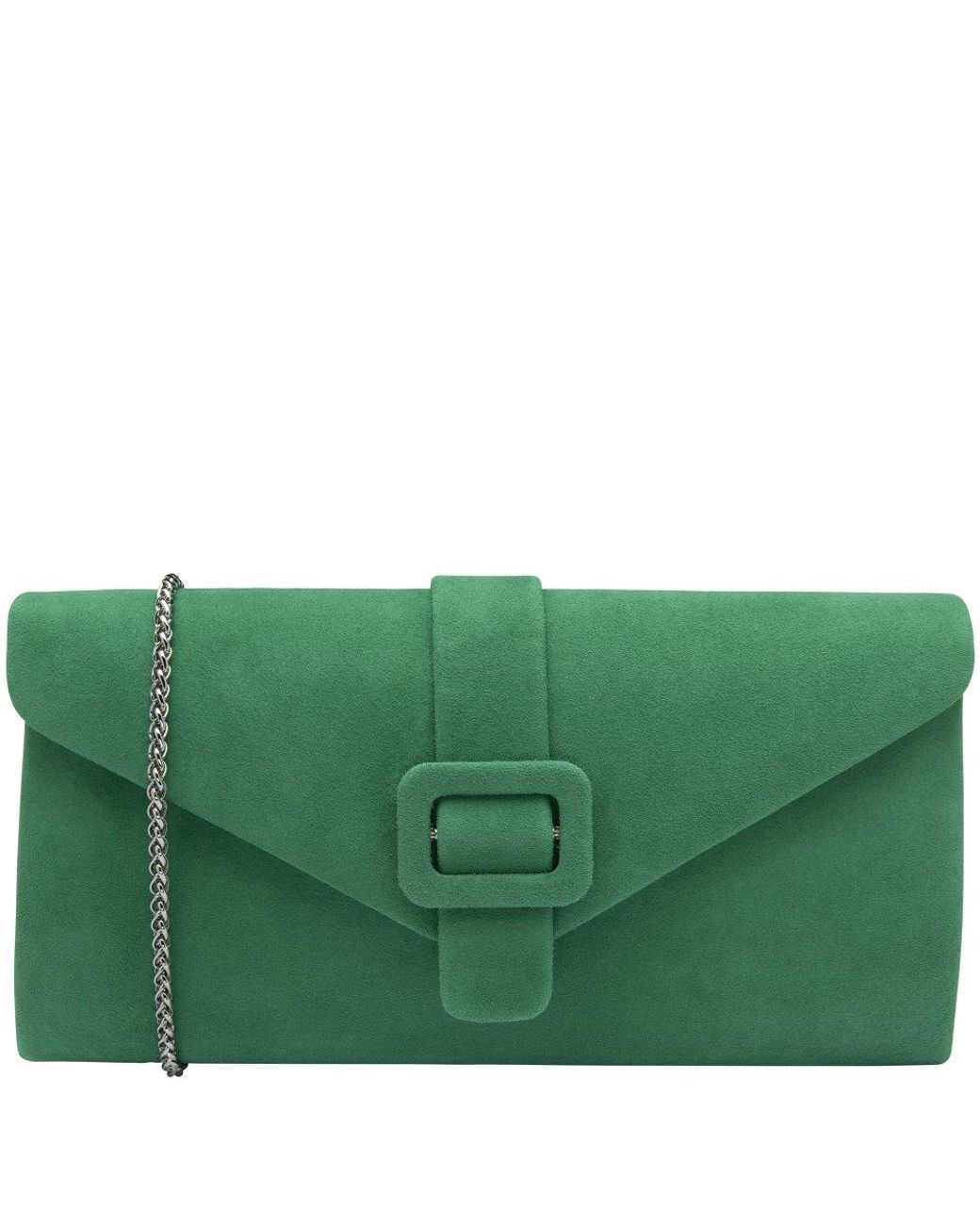 Lotus Green Aletta Clutch Bag