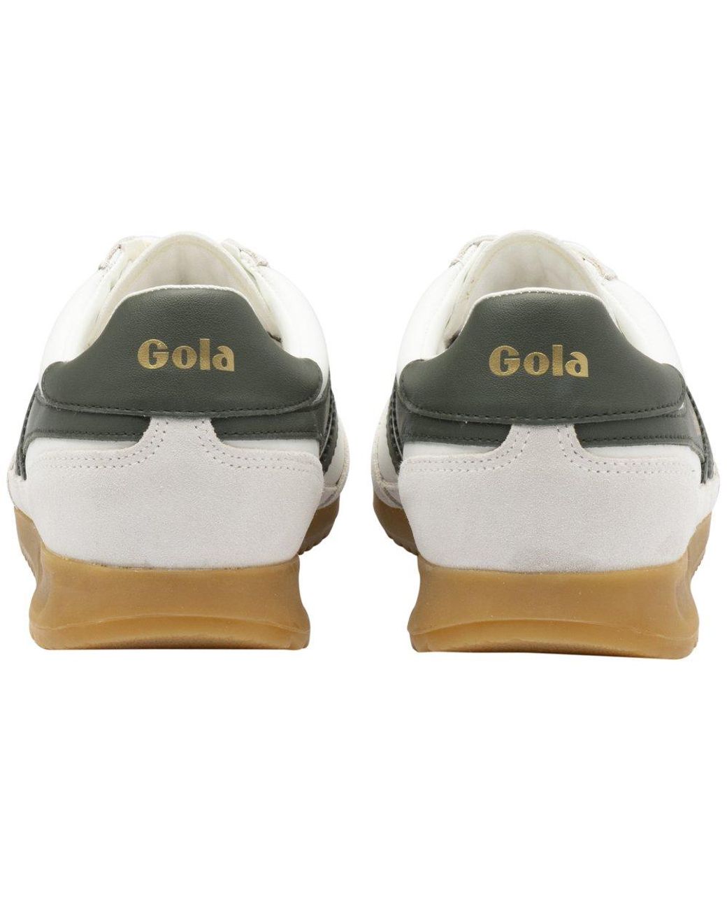 Gola White Tornado Leather Trainers for men