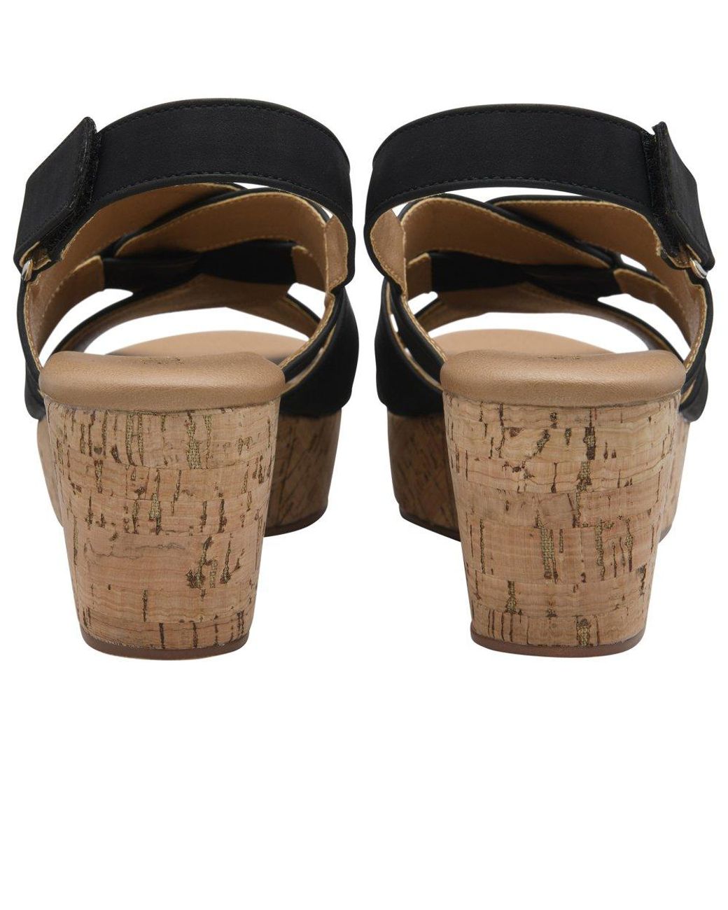 Lotus Blue Thora Wedge Sandals