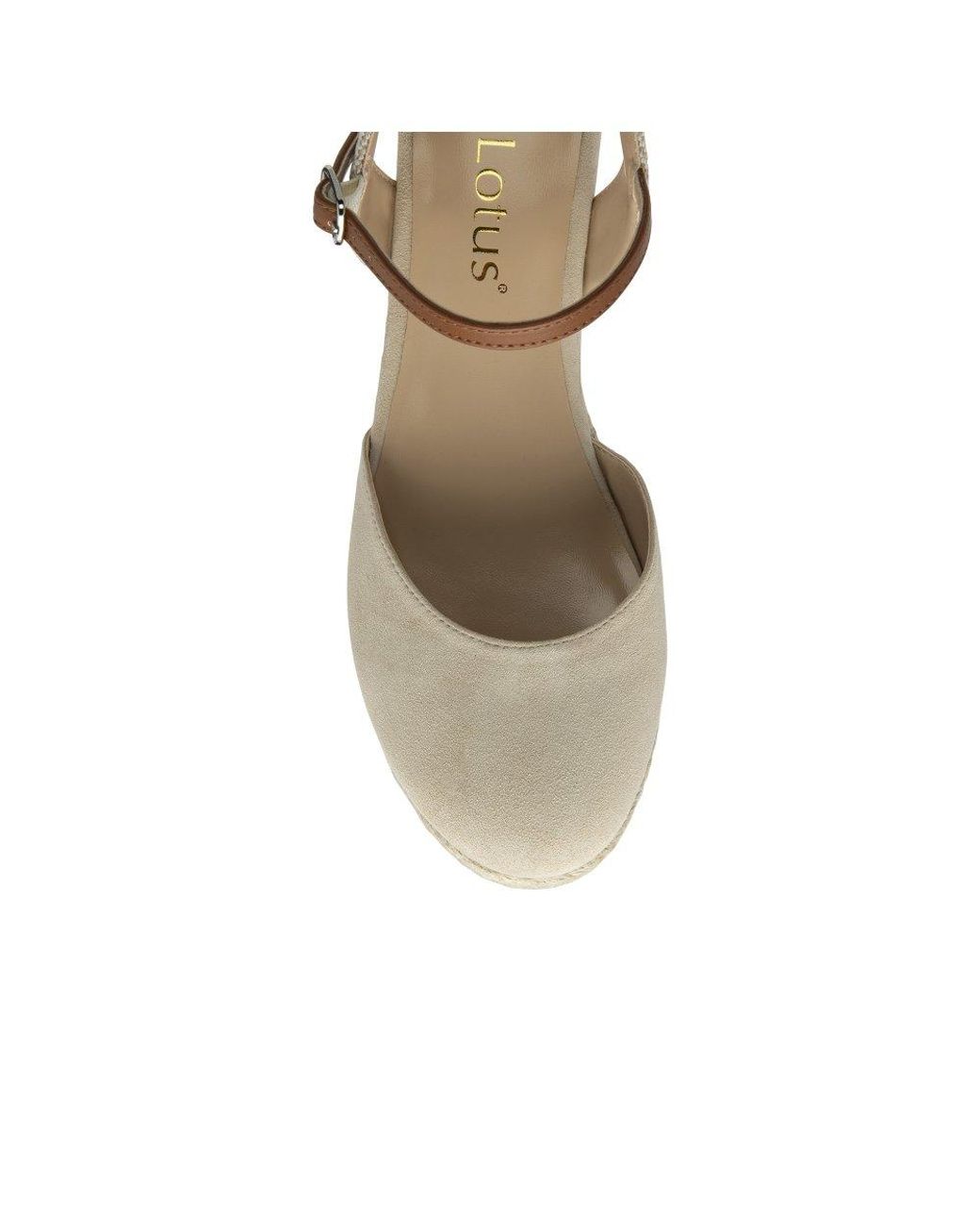Lotus Metallic Mariah Espadrille Wedges