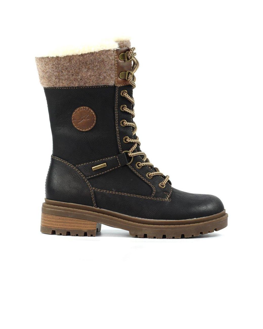 Lunar Black Cambridge Boots