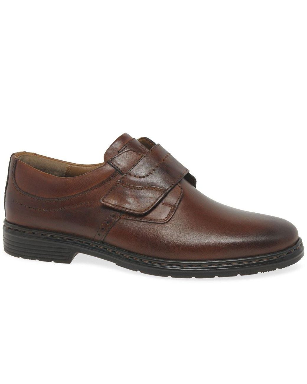 Josef Seibel Brown Alastair 16 Riptape Shoes for men