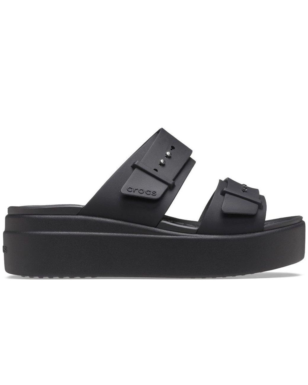 CROCSTM Black Brooklyn Sandals