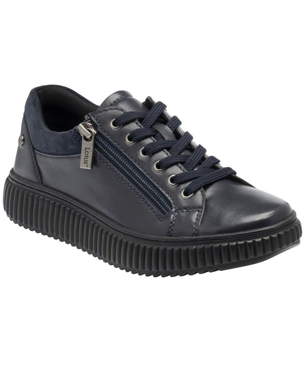 Lotus Black Juna Trainers