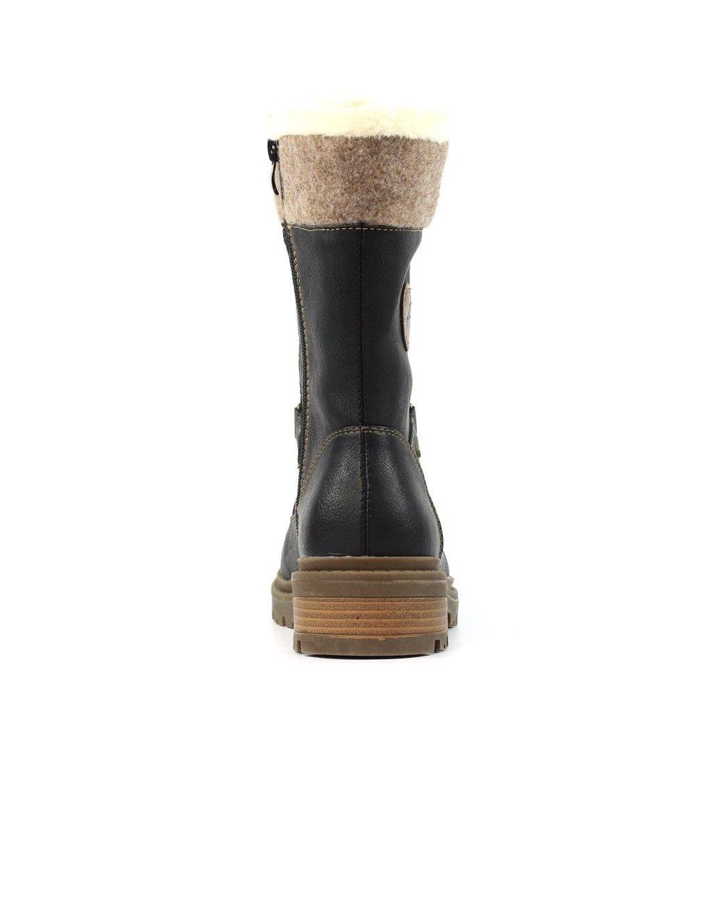 Lunar Black Cambridge Boots